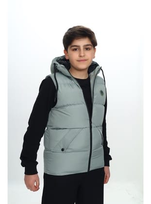 Toontoy Erkek Çocuk Göğsü Armalı Şişme Yelek Yeşil