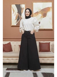 Gabardin Pantolon Etek 1162 Siyah