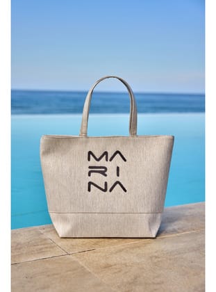 Krem Çanta Nakışlı CA2501-3
