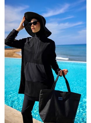 Siyah Çanta Suni Deri CA2502-1