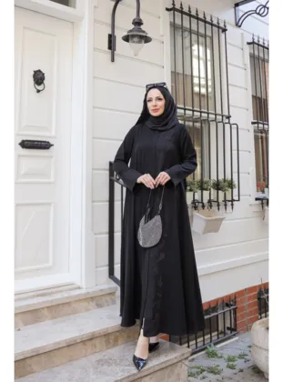 Ravza Dubai İpeği&nbsp;Abaya - 1009