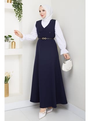 Erves Düğmeli Jile 1399 - Lacivert