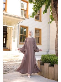 Firuze Elbise 8008 Vizon