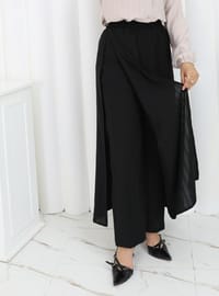 Siyah Pantolon Etek