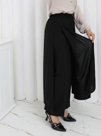 Siyah Pantolon Etek
