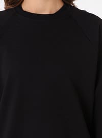 Reglan Kollu Spor Basic Eşofman Takım - Siyah - Benin