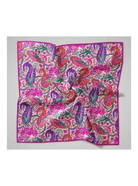 İpek Eşarp 90x90cm Çok Renkli