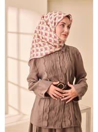İpek Eşarp Twill 90x90 Çok Renkli