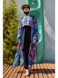 Pareo Kimono Kaftan Mor