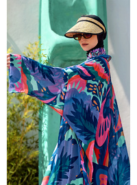 Pareo Kimono Kaftan Mor