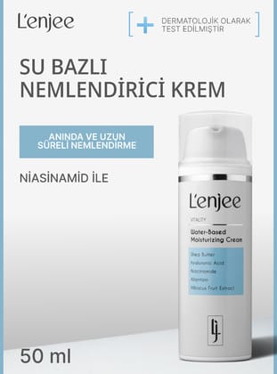 Su Bazlı Nemlendirici Krem-50ml - Renksiz - Lenjee