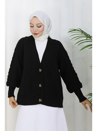 Triko Hırka 60 cm Siyah