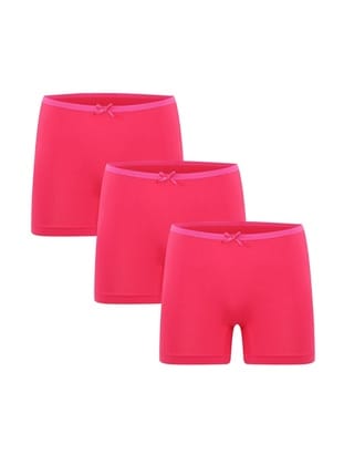 Akbeniz Kadın Penye 3lü Boxer Fuşya 40260