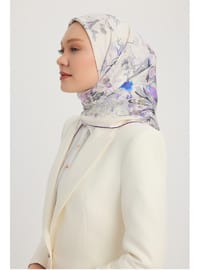 İpek Twill Eşarp Mürdüm