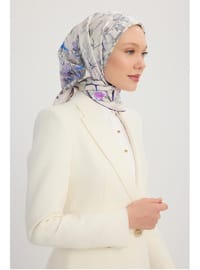 İpek Twill Eşarp Mürdüm