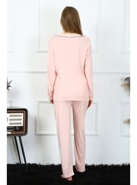 Kadın Penye Uzun Kol Pijama Takımı