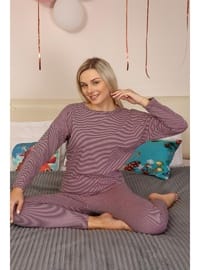 Akbeniz Kadın Uzun Kol Penye Pijama Takım 4172