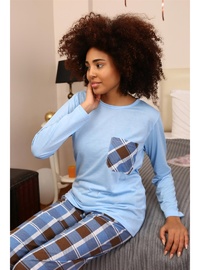 Akbeniz Kadın Uzun Kol Penye Pijama Takımı