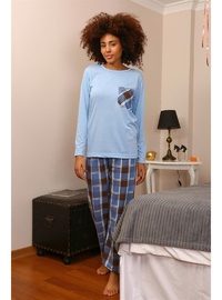 Akbeniz Kadın Uzun Kol Penye Pijama Takımı