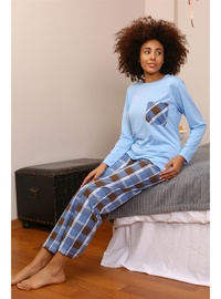 Akbeniz Kadın Uzun Kol Penye Pijama Takımı