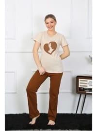 Kısa Kol Penye Pijama Takımı