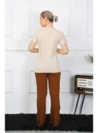 Kısa Kol Penye Pijama Takımı