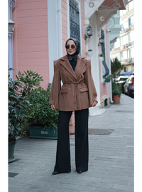 Kapuçino Kaşe Ceket 74cm
