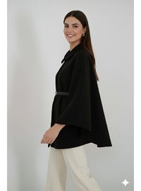 Kemerli Panço 80cm Siyah