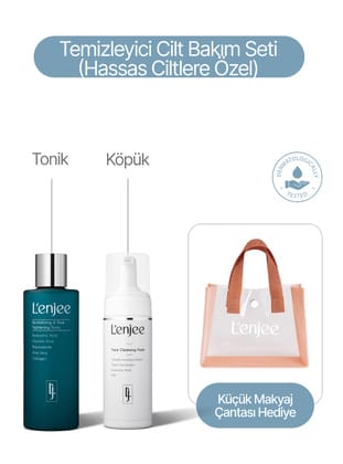 Temizleyici Cilt Bakım Seti (Hassas Ciltler İçin) - Lenjee