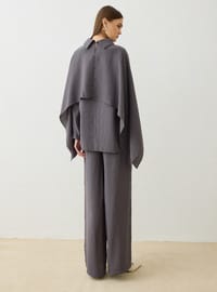 Asimetrik Kesim Tunik & Pantolon Takım