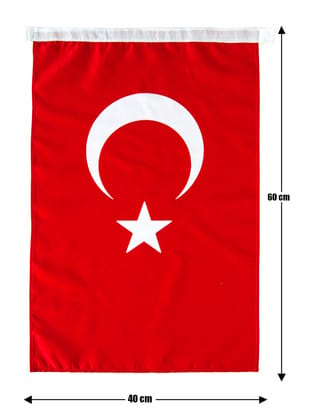 Türk Bayrağı 40x60 Alpaka Kumaş