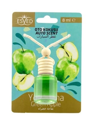 Yeşil Elma Kokusu 8 Ml Araba Kokusu Cam Şişe