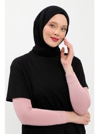 Düz Dikişsiz Pratik Namaz Kolluğu Pembe