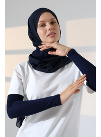 Dikişsiz Tesettür Kolluk 9 inch Lacivert
