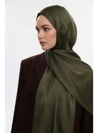 Saten Dokulu Şal Haki