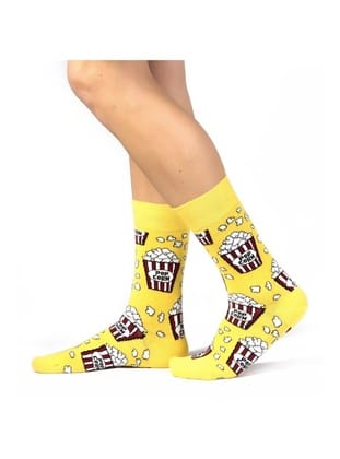 Pop Corn Desenli Erkek Çorap