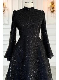 Abiye Elbise 150 cm Siyah