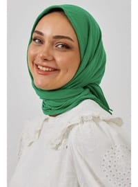 Organik Pamuk Eşarp - Yeşil