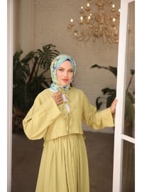 Kimono Etek Takım Yağ Yeşili