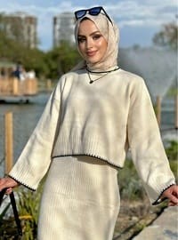 Jileli Takım Bej