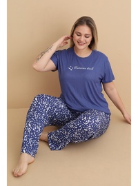 Mirano 9400 Yazlık Kısa Kollu Pegasus Büyük Beden Pijama Takımı