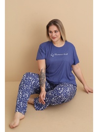 Mirano 9400 Yazlık Kısa Kollu Pegasus Büyük Beden Pijama Takımı