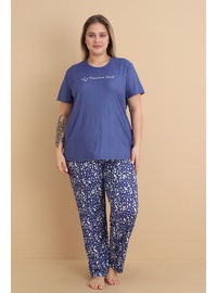 Mirano 9400 Yazlık Kısa Kollu Pegasus Büyük Beden Pijama Takımı