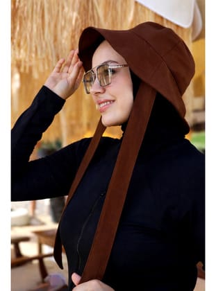 Remsa Bağlamalı Bucket Şapka RŞBUC-01 Kahverengi