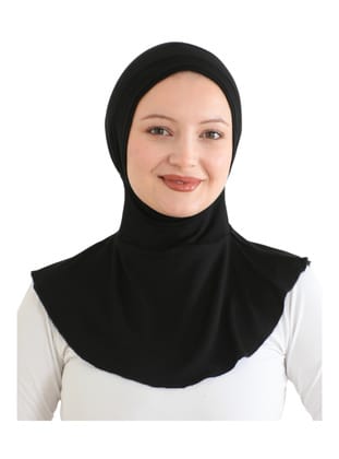 Pratik Hijab Spor Bone Siyah