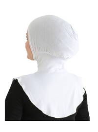 Pratik Hijab Spor Bone Beyaz