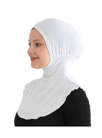 Pratik Hijab Spor Bone Beyaz