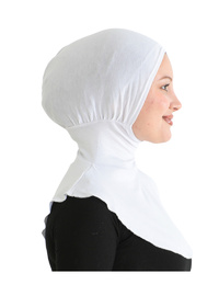 Pratik Hijab Spor Bone Beyaz