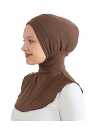 Pratik Hijab Spor Bone Kahverengi