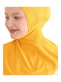Pratik Hijab Spor Bone Sarı